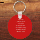 Valentinstag Schlüsselanhänger (Vorderseite)