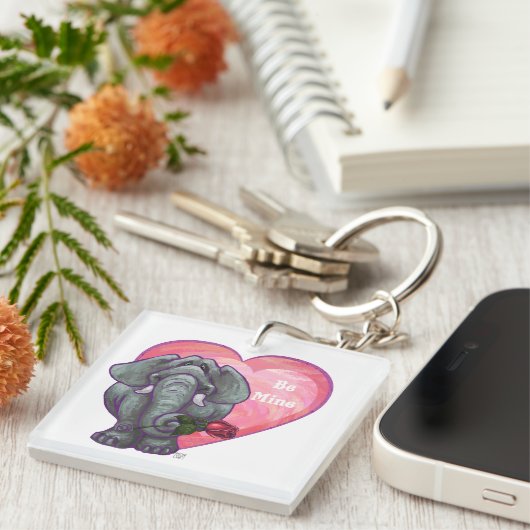 Valentinstag Schlüsselanhänger (Vorderseite rechts)