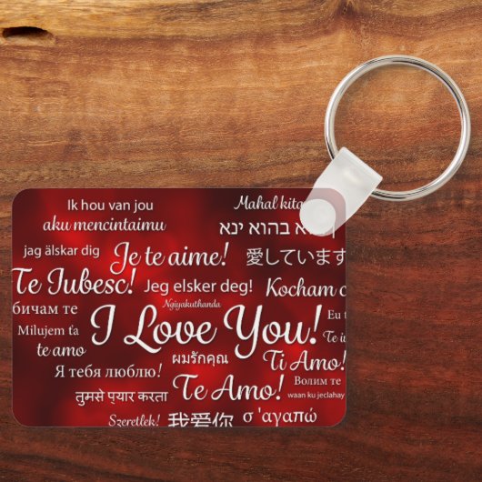 Valentinstag Schlüsselanhänger (Vorderseite)