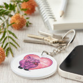 Valentinstag Schlüsselanhänger (Vorderseite rechts)