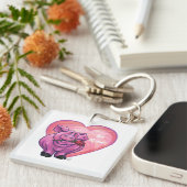 Valentinstag Schlüsselanhänger (Vorderseite rechts)