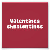 Valentinstag Schmalentines Day Fotodruck (Vorne)