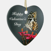Valentinstag Schmetterling Herzdekoration Keramik Ornament (Rechts)