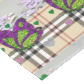 Valentinstag-Schmetterling Tischdecke (Schrägansicht)