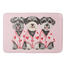 Valentinstag Schnauzer Hunde