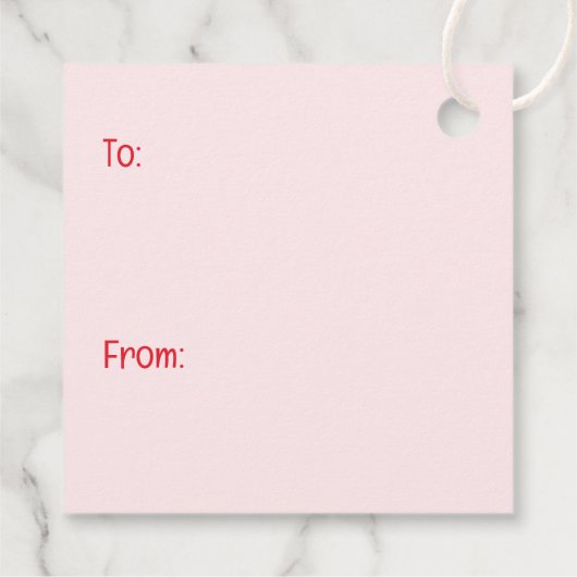 Valentinstag Schnauzer Hunde Geschenkanhänger (Rückseite)