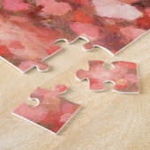 Valentinstag Schnauzer mit Herzen Puzzle (Seite)