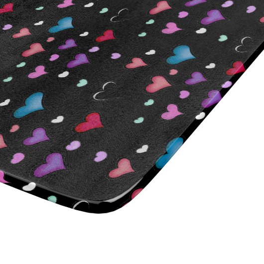 Valentinstag Schneidebrett (Ecke)