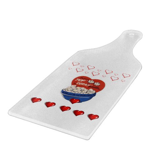 Valentinstag Schneidebrett (Ecke)