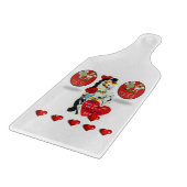 Valentinstag Schneidebrett (Ecke)