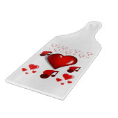 Valentinstag Schneidebrett (Ecke)