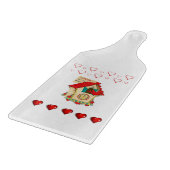 Valentinstag Schneidebrett (Ecke)