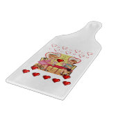 Valentinstag Schneidebrett (Ecke)