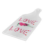 Valentinstag Schneidebrett (Ecke)