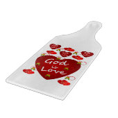 Valentinstag Schneidebrett (Ecke)