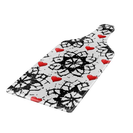 Valentinstag Schneidebrett (Ecke)