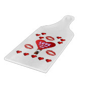 Valentinstag Schneidebrett (Ecke)