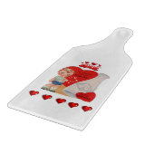 Valentinstag Schneidebrett (Ecke)