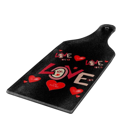 Valentinstag Schneidebrett (Ecke)