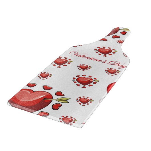 Valentinstag Schneidebrett (Ecke)
