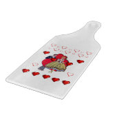 Valentinstag Schneidebrett (Ecke)