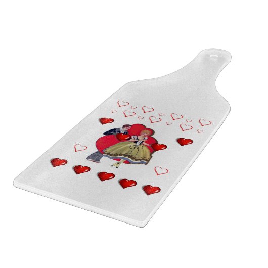 Valentinstag Schneidebrett (Ecke)