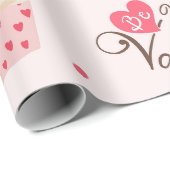 Valentinstag Schokolade Geschenkpapier (Rolleneckpunkt)