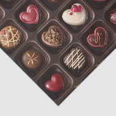 Valentinstag Schokolade Seidenpapier (Ausschnitt)