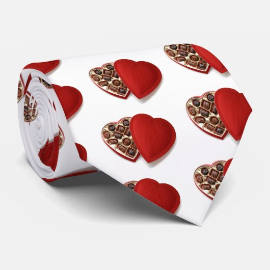 Valentinstag-Schokoladen Krawatte (Gerollt)