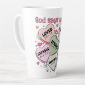  Valentinstag-Schokoladenherzen Christlich  Milchtasse (Linke Ecke)