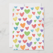 Valentinstag-Schulbusfahrer-Geschenkkartenhalter Dankeskarte (Rückseite)