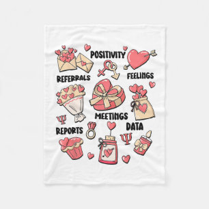 Valentinstag Schule Psychologe Schule Psych T Fleecedecke