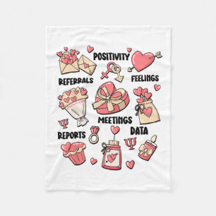 Valentinstag Schule Psychologe Schule Psych T Fleecedecke