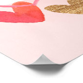 Valentinstag Schule Tanz Einladung Poster (Ecke)