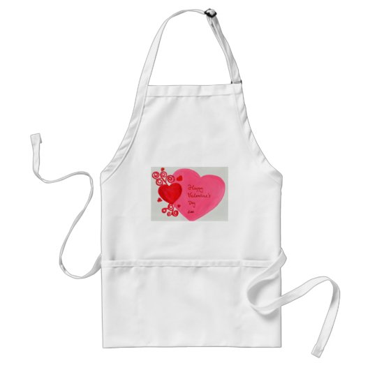Valentinstag Schürze (Vorne)