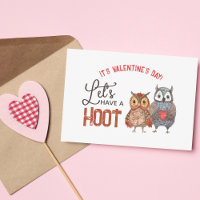 Valentinstag-Schüssel Lass uns ein Hoot machen
