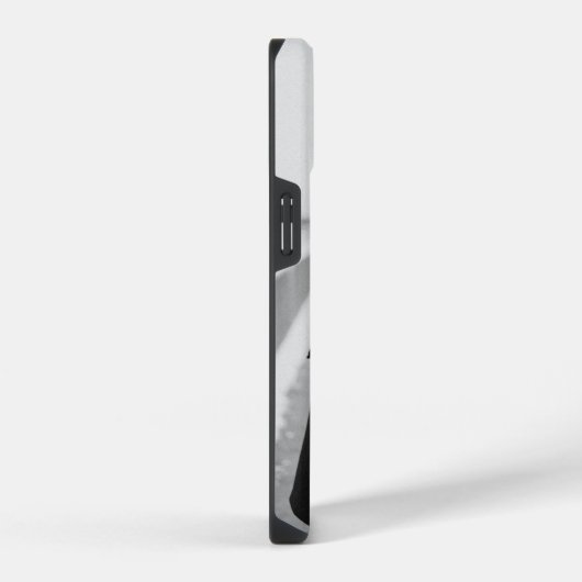 Valentinstag Schwarz-Weiß iPhone Hülle (Rechte Seite)