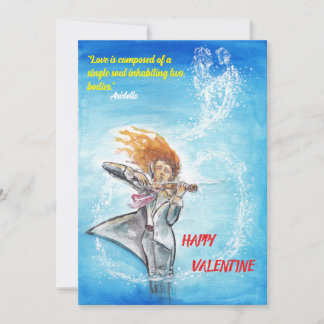 Valentinstag-Seelen Schöner Zitat Feiertagskarte