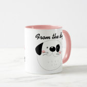 Valentinstag Sei ich...vom Hund Tasse (VorderseiteRechts)