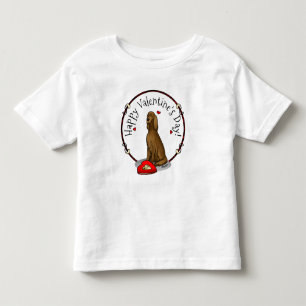 Valentinstag Sei mein irischer Setter (rot 1) Nied Kleinkind T-shirt
