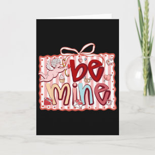 Valentinstag sei mein Spitzen-Coquette-Bogen  Karte
