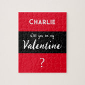 Valentinstag sei mein Valentiner Red Jigsaw Puzzle (Vertikal)