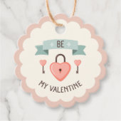 Valentinstag - Sei mein Valentinstag Geschenkanhänger (Vorderseite)