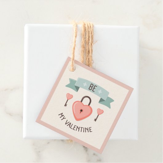 Valentinstag - Sei mein Valentinstag Geschenkanhänger (Beispiel)