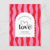 Valentinstag  Sei mein Valentinstag-Grußkarte Postkarte (Vorderseite)