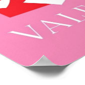 Valentinstag  Sei mein Valentinstag  Poster (Ecke)