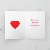 Valentinstag | Seid mein Feiertagskarte (Innenseite)