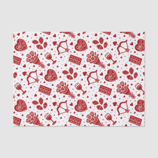 Valentinstag Seidenpapier (Vorderseite)