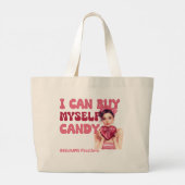 Valentinstag Selbst-Liebe Jumbo Stoffbeutel (Rückseite)