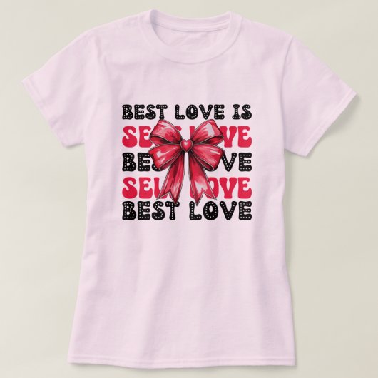 Valentinstag Selbst-Liebe T-Shirt (Design vorne)